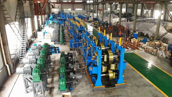 0.8·6.0mm Εργοστάσιο σχηματισμού κυλίνδρων και συσσωρευτών καυσαερίων από χαλύβδινο χαλύβδινο για την παραγωγή σωλήνων GI, σωλήνων φράχτη, σωλήνων θερμοκηπίου και δομικών σωλήνων