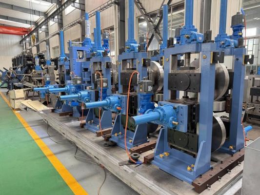 Μηχανή μύλου σωλήνων συγκόλλησης ZY20 HF φ10-26mm Στρογγυλός Χαλύβδινος Σωλήνας 0,4-1,5mm 100kW Γραμμή Στερεάς Κατάστασης