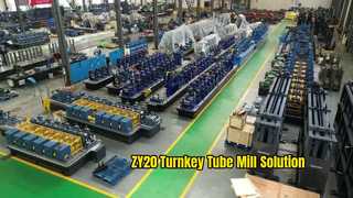 Επισκόπηση του τελευταίου εργαστηρίου ERW Tube Mill
